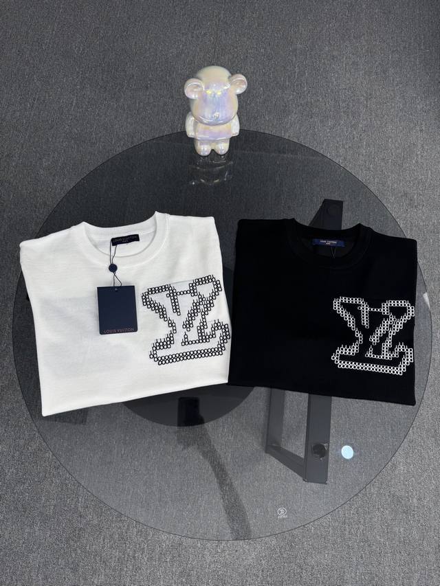 Top Version Difference Currency 25Ss Louis Vuitton Knitted Short Sleeves Spring