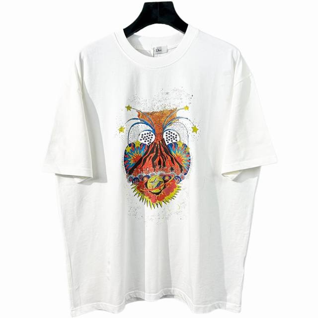 dior Dior 2025 Latest Fashion Brand Couple Classic Logo Print Round Neck T-Sh