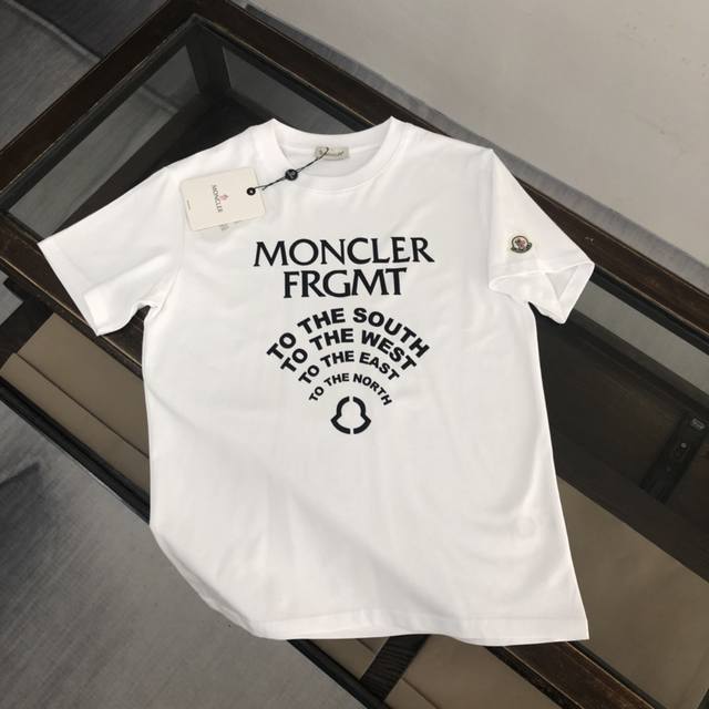 moncler Latest Trade Order Short-Sleeved T-Shirt Full Product Appearance Logo