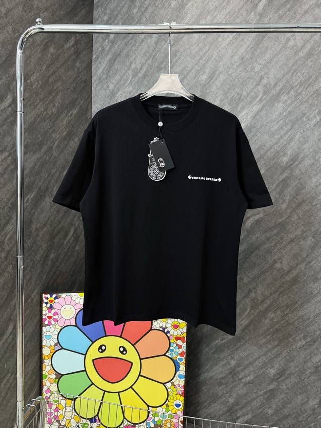 Style Number G106 Chrome Hearts Letters Colorful Multi-Standard Print Round Neck