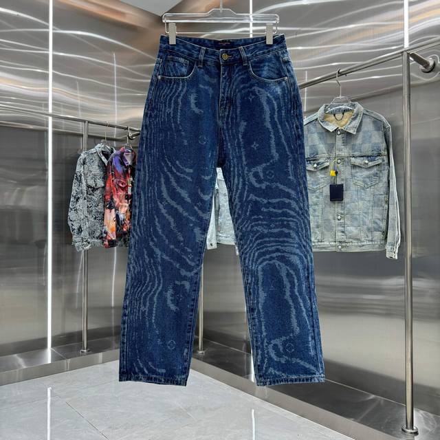 lv 25 New Product, All Over The Body Direct Spray Letter Jeans, Specific Late