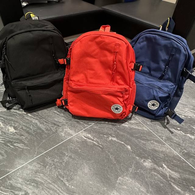 New Model Number: 2421 Converse Classic Backpack Trendy Backpack Color Black Blu
