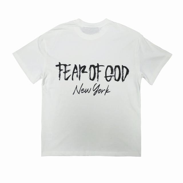 gx Fog Fear Of God Fog Essentials Double Line 23Ss Latest Graffiti Letter Let
