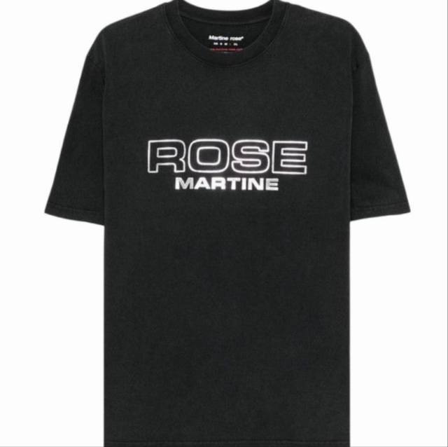 Style No. Mr15 Martine Rose Ss25 Logo Printed Round Neck Pullover Short Sleeve T