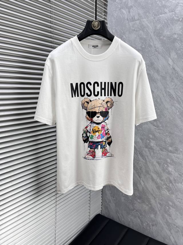 Moschi 2025 Spring And Summer New Release Counter Latest Short-Sleeved Round Nec