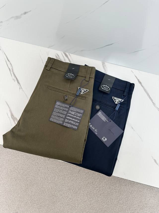 prada 2025Ss Early Spring New Original Men's Casual Pants A Must-Have For Eve