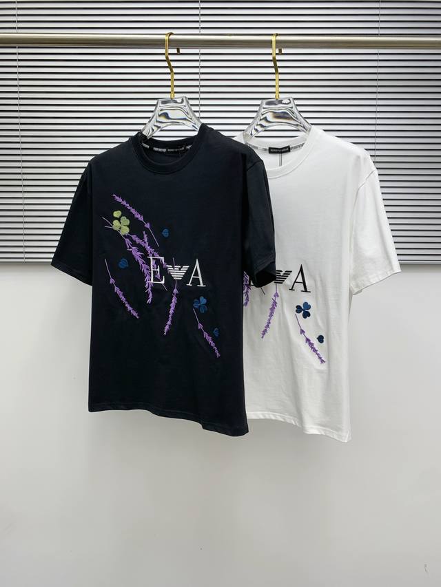 Armani 2025 New Summer Short-Sleeved T-Shirt Personality Art Series The First Ex