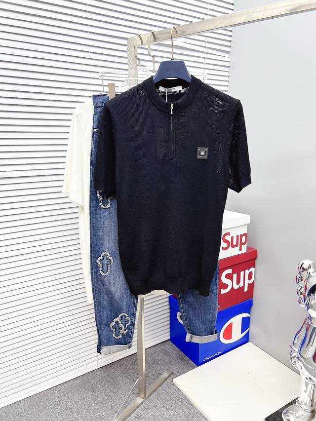 Givenchy 25Ss New Knitted Short Sleeves Super Classic Design Simple Without Any