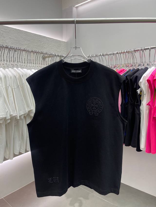 Chrome Hearts High-End New Short-Sleeved Vest, Handsome And Fashionable, With Th