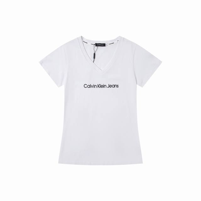 New Model Number B17 Running Volume Ceiling Ck Printed V-Neck Casual T-Shirt Qua