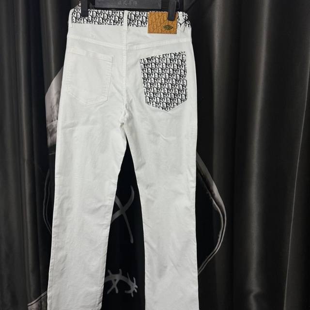 oc-771 Dior's Latest Jeans Top-Quality Materials From Lvjia, Ultra-Soft High
