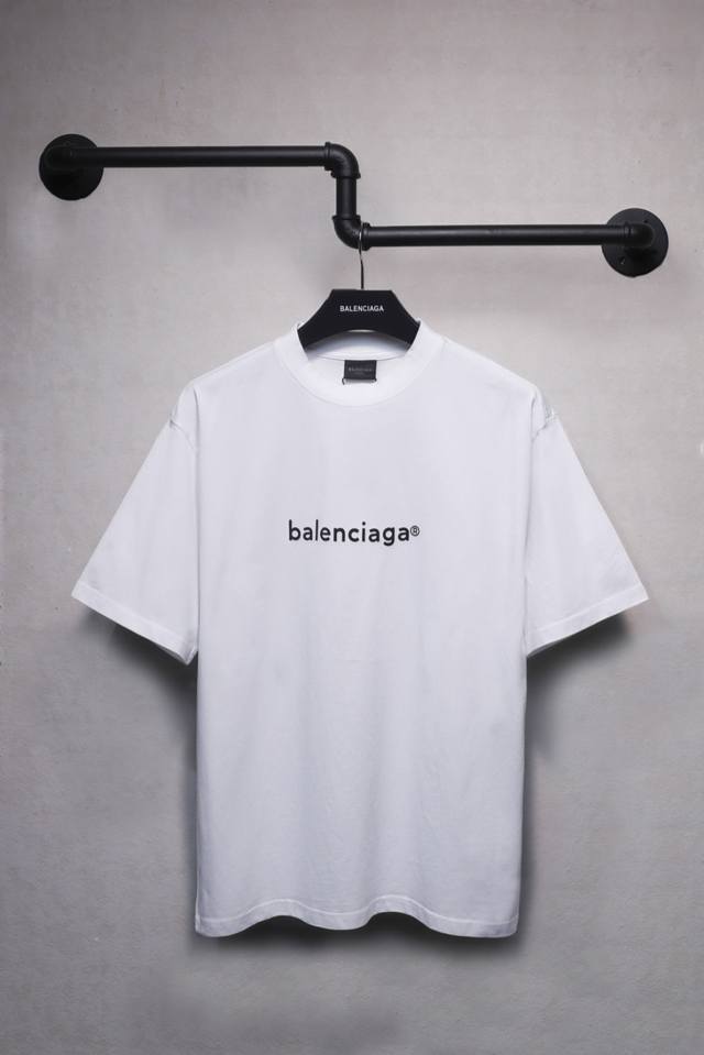 aeniaa 24Ss Small Letter R Logo Printed Short-Sleeved T-Shirt Weight 240 Proc