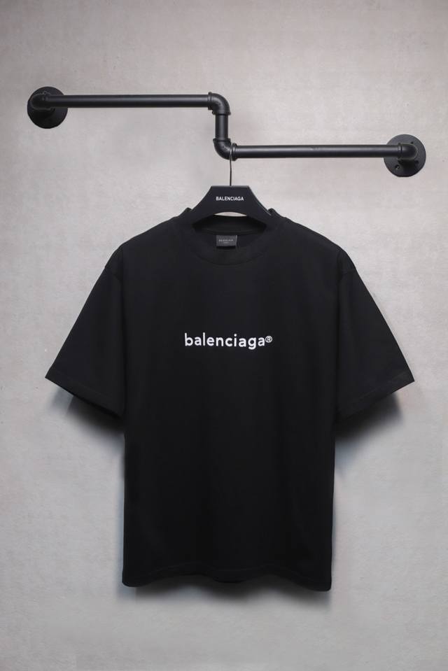 aeniaa 24Ss Small Letter R Logo Printed Short-Sleeved T-Shirt Weight 240 Proc