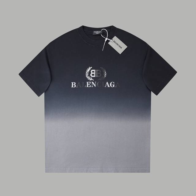 balele Balenciaga 25Ss Early Spring New Letter Logo Gold Powder Printed Short