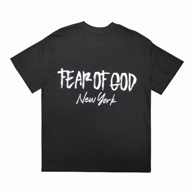 gx Fog Fear Of God Fog Essentials Double Line 23Ss Latest Graffiti Letter Let