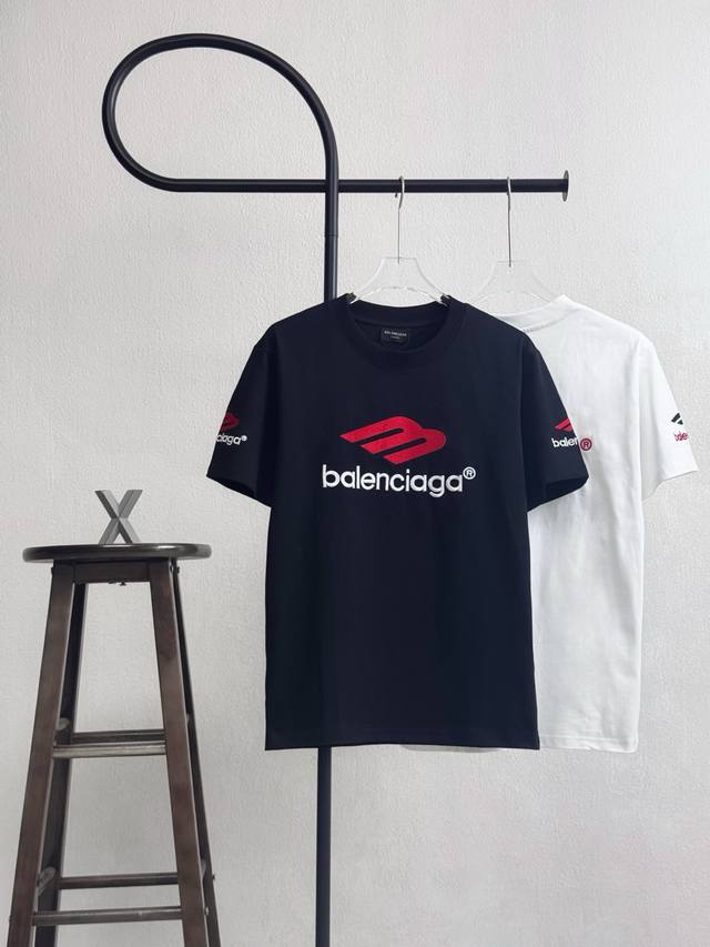 Style No. Xb58 New Navy Blue Balenciaga Big Logo Italic 3M Letters Embroidered S