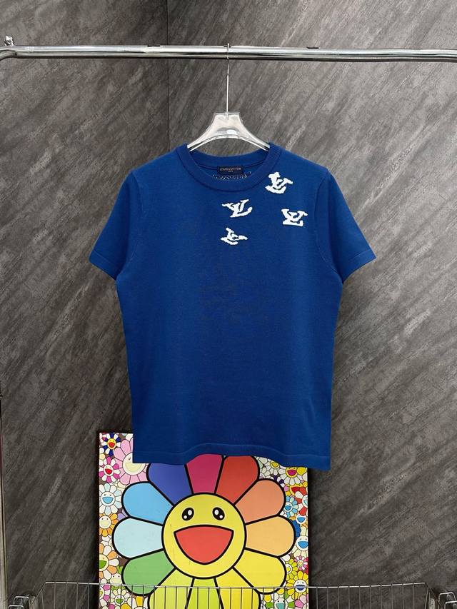 Style Number G68 Lv Piper Knitted Round Neck Short Sleeves Louisvuitton Official