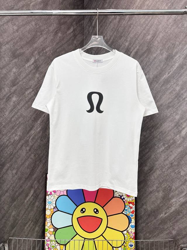 Style Number G57 Lulu Foamed Letter Logo Round Neck Short Sleeves Lululemon Offi