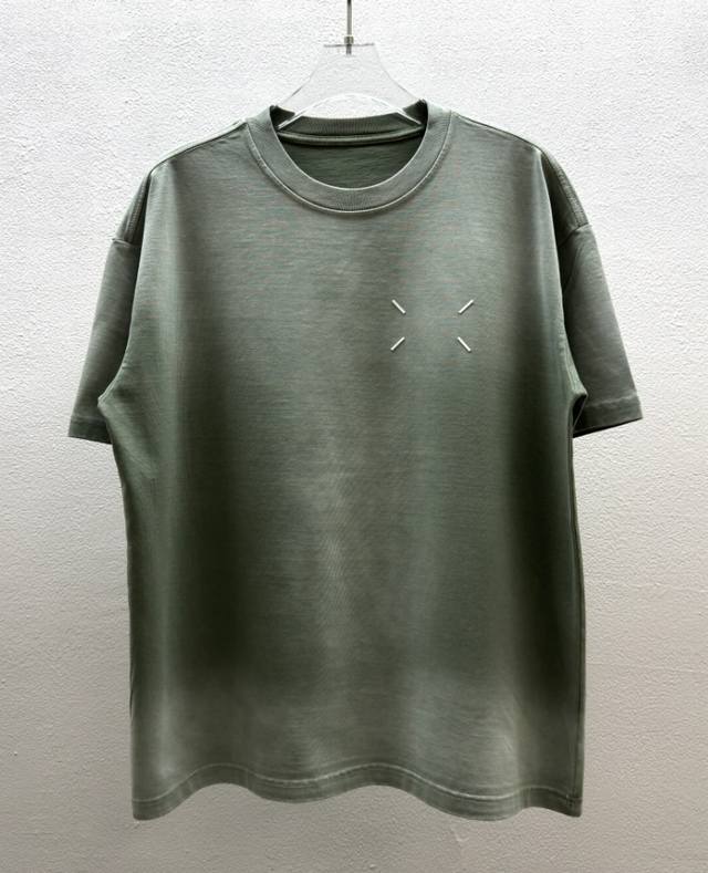 maison Margiela New Round Neck Short-Sleeved T-Shirt Three-Dimensional Silico