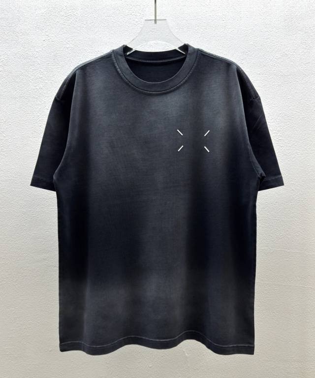 maison Margiela New Round Neck Short-Sleeved T-Shirt Three-Dimensional Silico