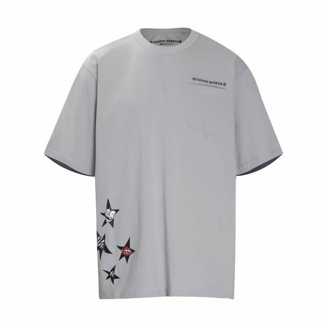High Version Chrome Hearts Mattyboy Series Cartoon Print Short Sleeves. Made Of