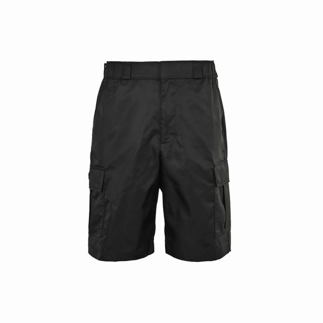 prada 25Ss Double-Mouth Nylon Work Shorts Made Of Iconic Nylon Fabric, The Hi