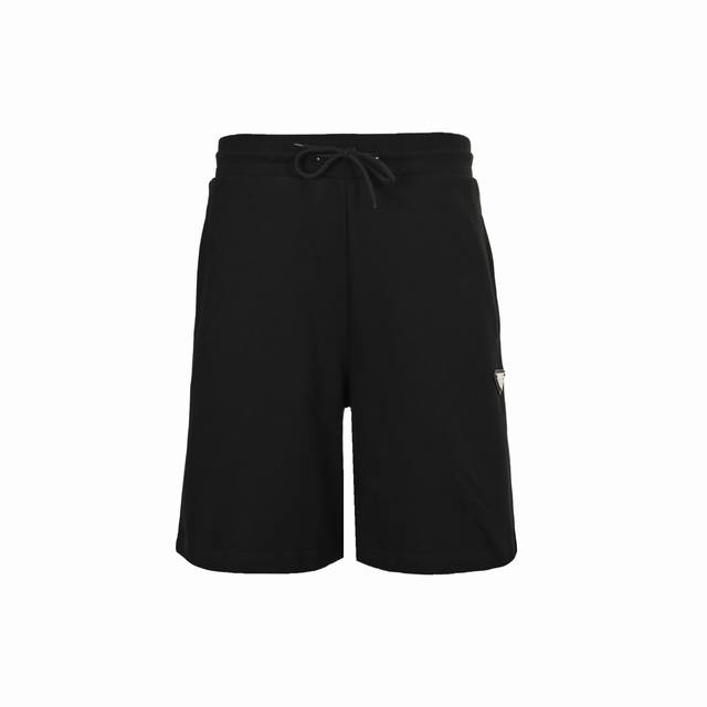 prada Prada Classic Triangle Logo Shorts The Front Triangle Logo Is Made Of T