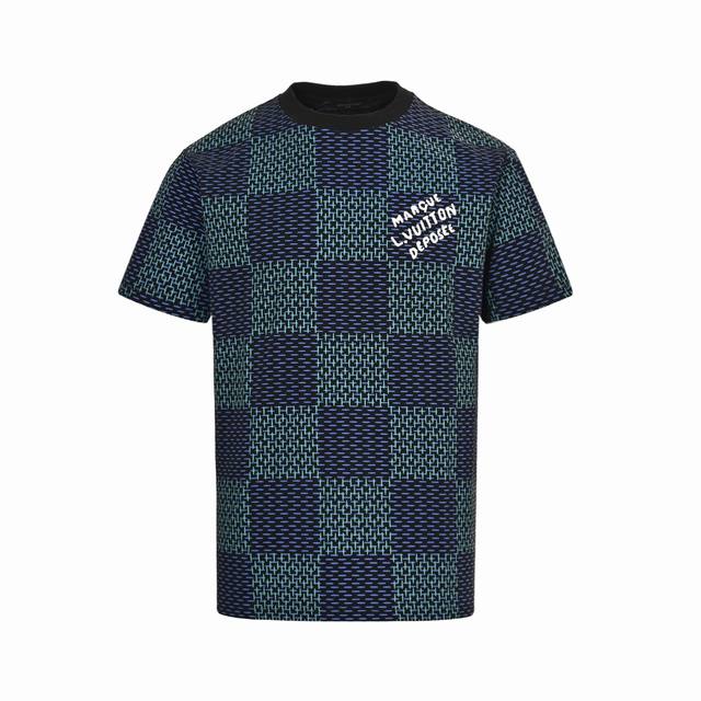 louis Vuitton Louis Vuitton Classic Checkerboard Print Short Sleeves Made Of