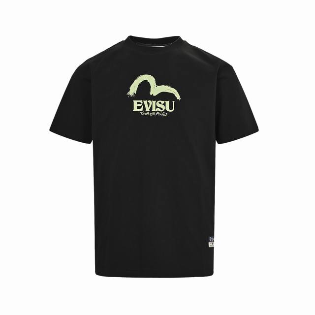 evisu Fushen Shenshou Bai Ze Large M Printed Short Sleeves Evisu Fushen 2025