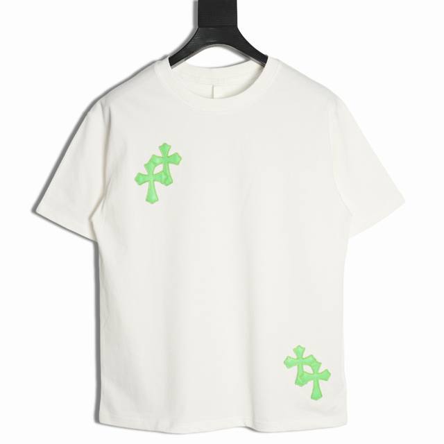 chrome Hearts Chrome Hearts Fluorescent Cross Short-Sleeved T-Shirt Direct-In