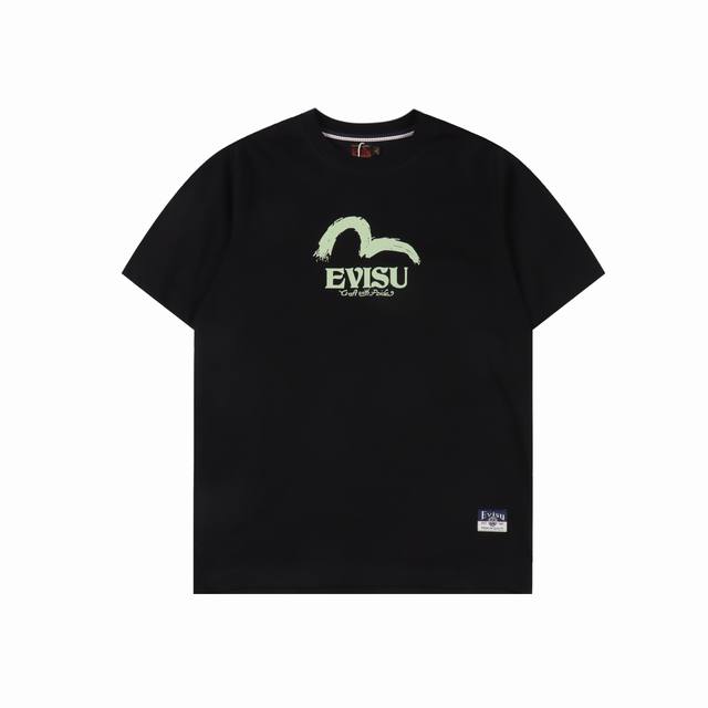 evisu Fushen Shenshou Bai Ze Large M Printed Short Sleeves Evisu Fushen 2025