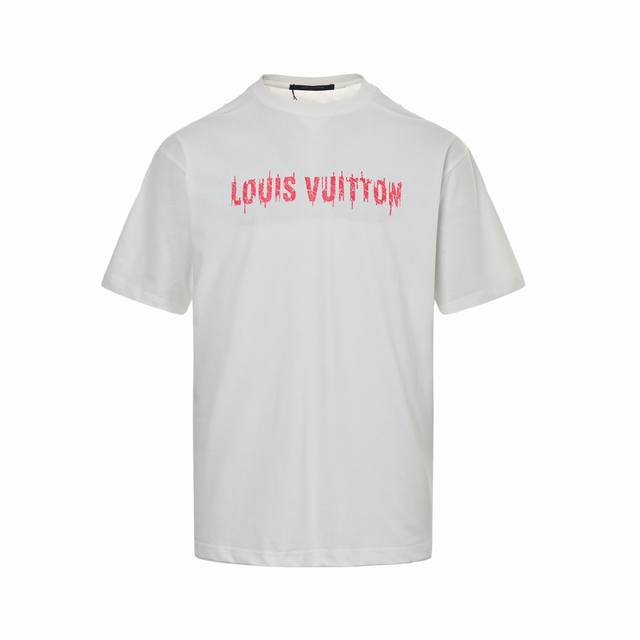 louis Vuitton Louis Vuitton Big Letter Logo Printed Short Sleeves The Fabric