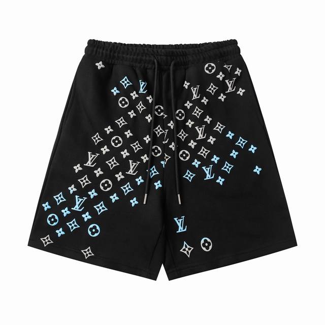 New Arrival Louis Vuitton Versatile 3D Camouflage Logo Print Shorts A Must-Have