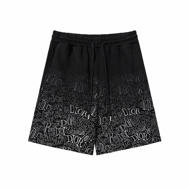 New Arrival High Version Dior Summer New Hollow Gradient Drawstring Logo Terry S