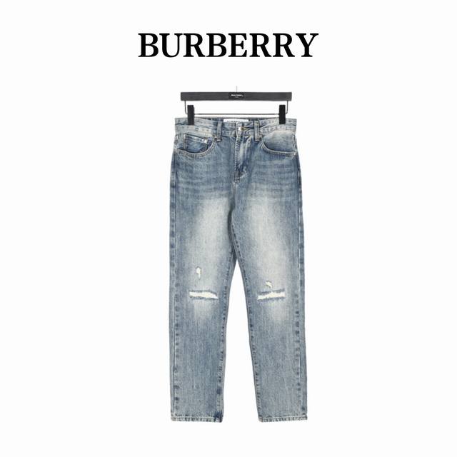 burberry Burberry Wheat Ear Embroidered Jeans Burberry Burberry Wheat Ear Emb
