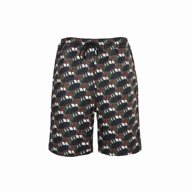 gucci Gucci Gg Full Print Shorts The Printing Uses Pearl Paste Imported From