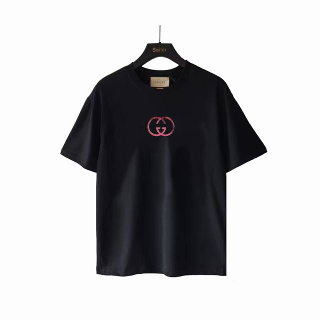 Actual Shot Details + Size Chart Gucci 24Ss Double-Image Logo Short Sleeve Launc