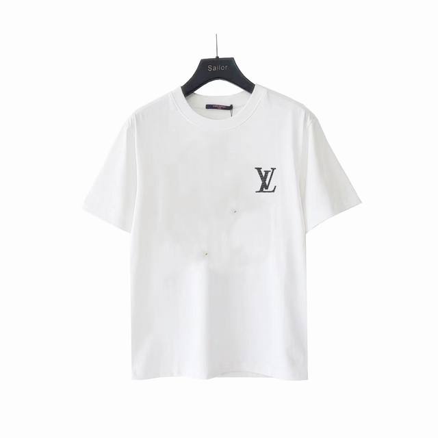 Actual Details + Size Chart Louis Vuitton 24Ss Ghost Print Short-Sleeved T-Shirt