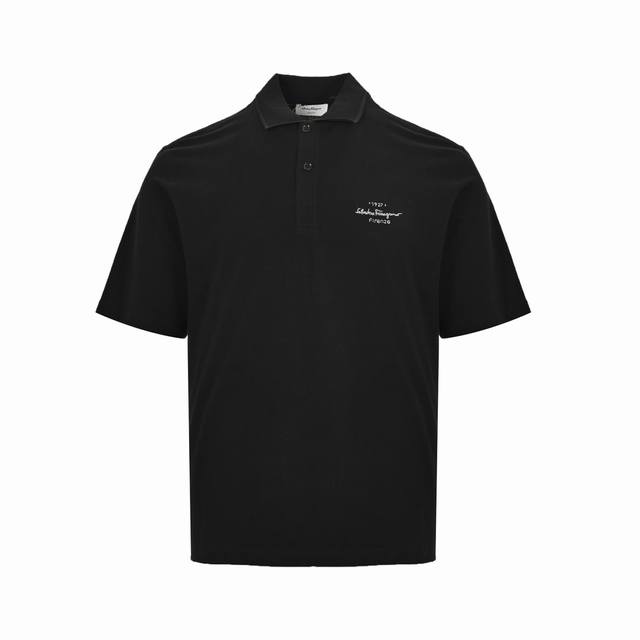 ferragamo 24Ss Polo Shirt With Small Logo On The Chest Custom-Made 100% Mesh