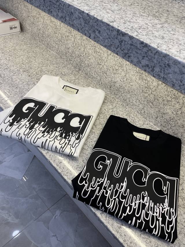 guci 25 Ss New Spring And Summer First Counter Latest Short-Sleeved Round Nec