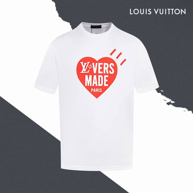 Style No. Sl85 Lv Louis Vuitton Creative Red Love Letter Logo Head Print Round N