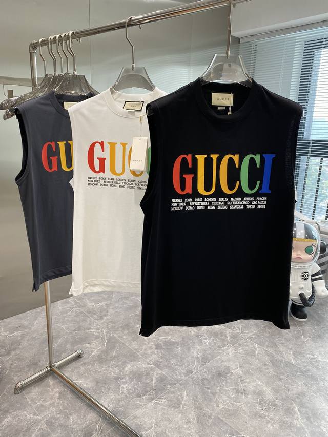 Gujia Aw Spring And Summer New Fashion Casual Short Sleeve Vest Counter Synchron