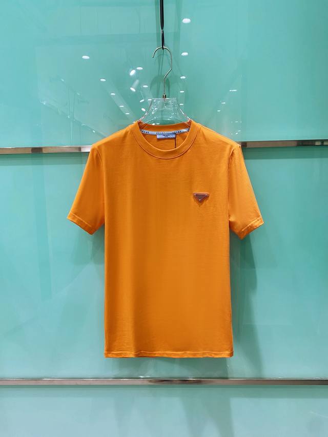 Prada 2025Ss New Model First Release In The Counter, The Latest Short-Sleeved Ro