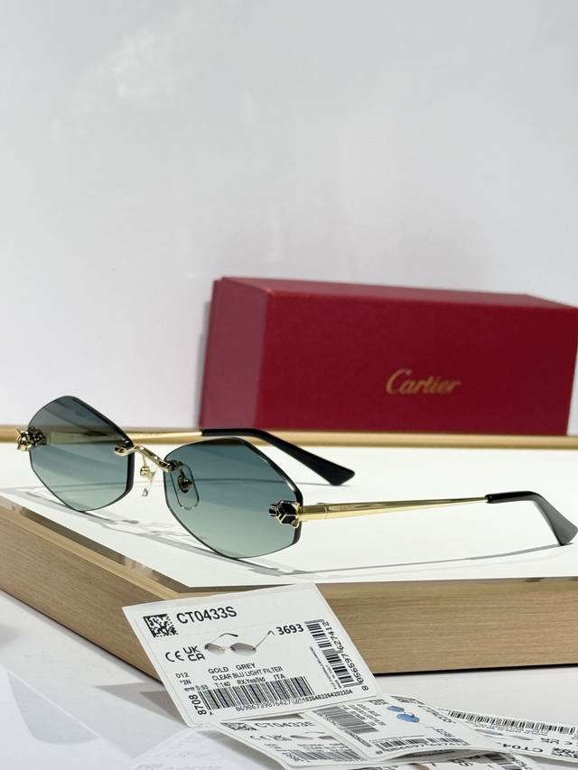 Photochromic Lenses Cartier Mod Ct0433S Size 55-20-140 Exclusive Custom Quality