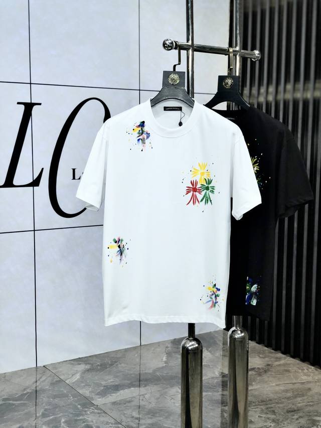 Chrome Hearts 2025 Spring And Summer New Letter Logo Round Neck Short-Sleeved T-