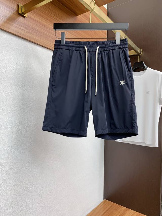 Celine 2025 Spring And Summer New Latest Casual Shorts Original Pants Upper Body
