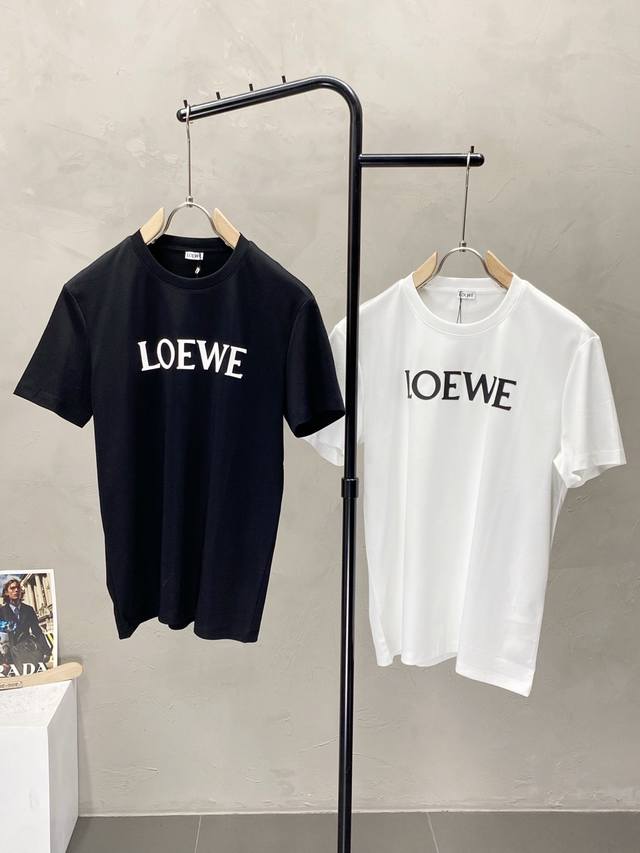 loewe Exclusive New Original Men's Casual Spring And Summer Short-Sleeved Hig