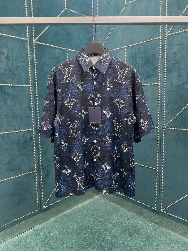 Donkey Home 25Ss Spring And Summer New Short-Sleeved Shirt Focuses On The Monogr