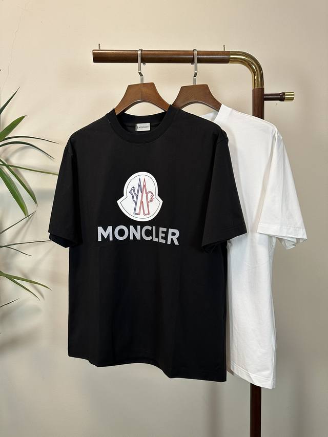 Moncler 2025 New Round Neck Short-Sleeved T-Shirt High-End Version Counter Custo