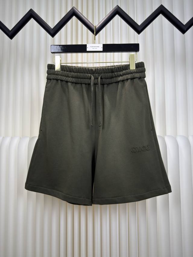 Gucci Embroidered Cotton Shorts Authentic Version - Physical Counter - Top Luxur